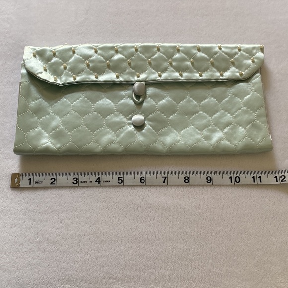 💐Rare💐Vintage 1950’s Quilted Silk Lingerie Bag’s Set of 2 - Picture 15 of 15